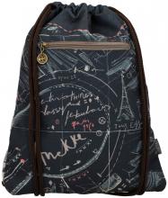 Mademoiselle Studio Zugbandrucksack beige blau Anekke Modeatelier