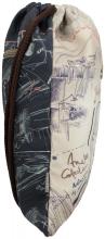 Mademoiselle Studio Zugbandrucksack beige blau Anekke Modeatelier
