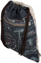 Mademoiselle Studio Zugbandrucksack beige blau Anekke Modeatelier