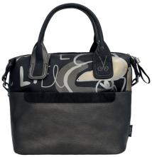 Henkeltasche schwarz silber bestickt Nature Koko Anekke Mademoiselle