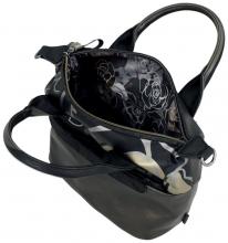 Henkeltasche schwarz silber bestickt Nature Koko Anekke Mademoiselle