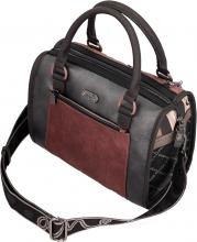 Bowlingtasche altrosa schwarz Steppnähte Glitzer Anekke Mademoiselle Parisian