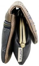 kleiner Geldbeutel Glitzer blau beige Anekke Mademoiselle Studio