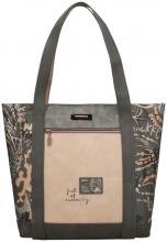 große Shoppertasche Anekke Intentions anthrazit beige