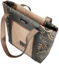 große Shoppertasche Anekke Intentions anthrazit beige