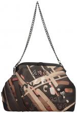 Anekke Mademoiselle Parisian Schultertasche Bügelverschluss dunkelbunt