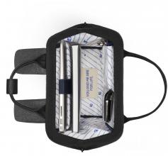 Outdoorrucksack Cabaia grau meliert Luxembourg Small Fronttasche melanged
