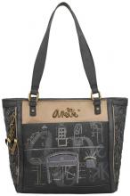 Anekke Mademoiselle Boutique Tote Bag dunkelblau Glitzer bestickt