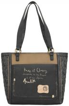 Anekke Mademoiselle Boutique Tote Bag dunkelblau Glitzer bestickt