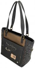 Anekke Mademoiselle Boutique Tote Bag dunkelblau Glitzer bestickt