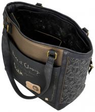 Anekke Mademoiselle Boutique Tote Bag dunkelblau Glitzer bestickt
