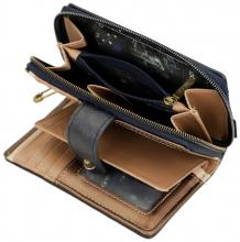 Anekke Portemonnaie Mademoiselle Boutique Blau Funkelsteine