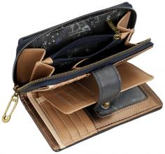Anekke Portemonnaie Mademoiselle Boutique Blau Funkelsteine