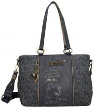 Anekke Shoppertasche Mademoiselle Boutique Glitzer Blau