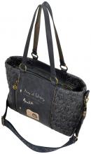 Anekke Shoppertasche Mademoiselle Boutique Glitzer Blau