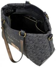 Anekke Shoppertasche Mademoiselle Boutique Glitzer Blau