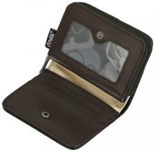 Minibörse Metallic schwarz Anekke Nature Koko nachhaltig