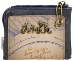 Mademoiselle Studio Geldtasche Anekke blau taupe Mode