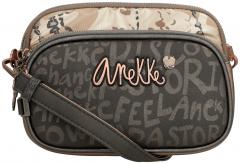 Crossbody bag Anekke Real Intentions Metallic glänzend anthrazit gold