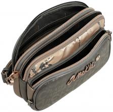 Crossbody bag Anekke Real Intentions Metallic glänzend anthrazit gold