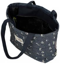 Anekke Mademoiselle Travel gepolsterte Henkeltasche Perlon blau