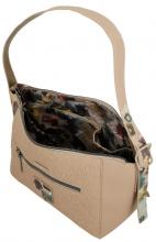 Schultertasche petrol Evolution herbstlich Anekke taupe Real bordeaux