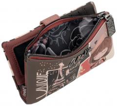 flexible Damenbörse mit Print ANEKKE Mademoiselle Pariser Flair