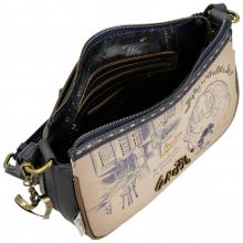 Crossovertasche Studio Mademoiselle Anekke Taupe Skizzenentwurf