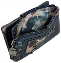 Anekke Wallet flexibel Evolution dunkelblau Real RFID Metallpin