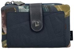 Anekke Wallet flexibel Evolution dunkelblau Real RFID Metallpin