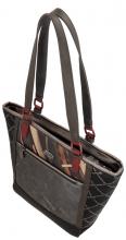 große Henkeltasche Anekke schwarz Paris Mademoiselle silber