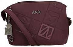 Anekke Damentasche bordeaux Nieten Real Evolution