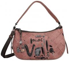 Anekke Schultertasche Mademoiselle Parisian Samt