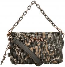 Anekke Abendtasche mit Kette Plissee Braun Metallic