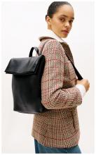 Cityrucksack Damen Tommy Hilfiger Logotape Black