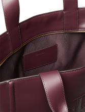 geräumige Shoppertasche Calvin Klein Raised bordeaux Initialen herbstlich Medium