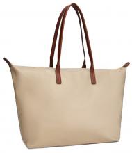 zeitlose Totebag Popette maxi Tommy Hilfiger Shopper Sandalwood Perlon