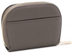 mittelgroße Damen Geldbörse L.Credi Perla Dark Taupe vegan