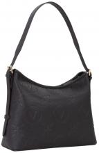 klassisch schwarze Damentasche Mario Valentino Prägung Nero