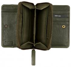 Burkely Lederbörse Natural Norah Grass Green 