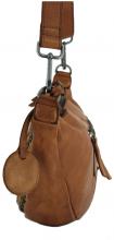 kleine Nietentasche Nuri Cognac braun Harbour 2nd Fashion Lights Vintage