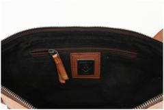 lässige Crossovertasche Nuri Ziernieten Harbour 2nd Dark Ash schwarz