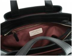 edle Damenhandtasche Coccinelle Malory Small dunkelblau