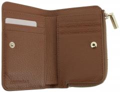 Damenbörse schwarz Leder Metallic Soft Small Coccinelle Noir