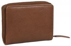 Portemonnaie Burkely Natural Norah Coco Cognac Leather