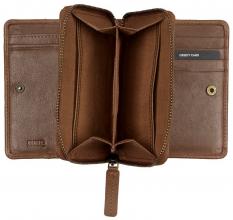 Portemonnaie Burkely Natural Norah Coco Cognac Leather