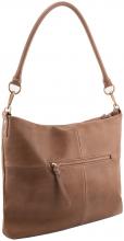 Beuteltasche FREDsBRUDER Beyond Hobo Velours Toffee Wechselriemen