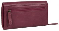 Überschlagbörse BURKELY Natural Norah Poppy Pink Vintage Leder