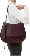 schwarze Schultertasche mit Überschlag recycelt FREDsBRUDER My Bestie