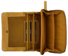 BURKELY strahlende gelbe Damenbrieftasche Natural Norah Yolk Yellow